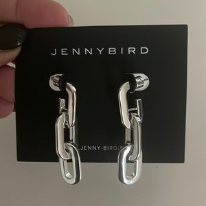 NEW ❤️ Jenny Bird Toni Drop Earrings Silver
